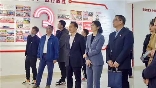 市管干部专职党建指导员一行到k1体育考察指导党建事情