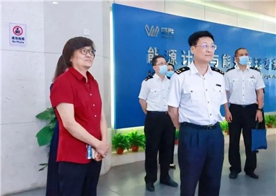 长沙海关副关长韦泳亮一行莅临k1体育考察调研